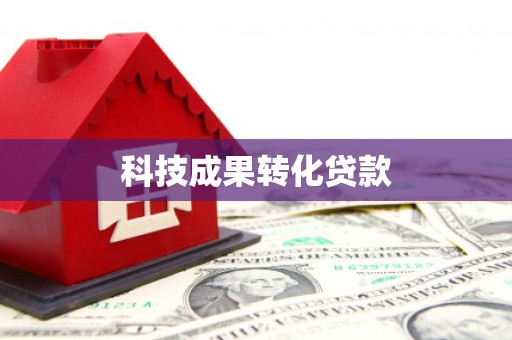 黄骅科技成果转化贷款