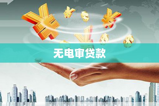 黄骅无电审贷款