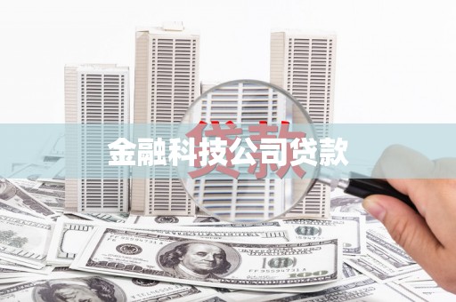 黄骅金融科技公司贷款