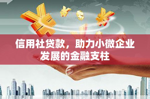 黄骅信用社贷款，助力小微企业发展的金融支柱