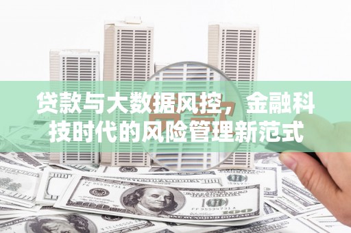 黄骅贷款与大数据风控，金融科技时代的风险管理新范式
