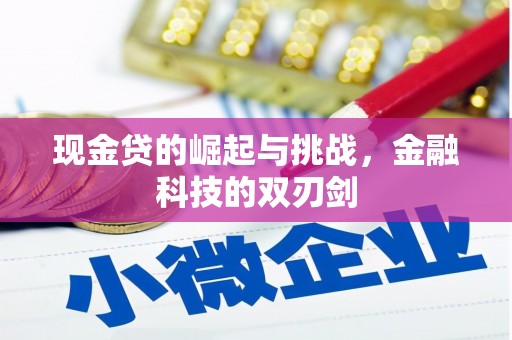 黄骅现金贷的崛起与挑战，金融科技的双刃剑