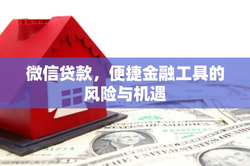 黄骅微信贷款，便捷金融工具的风险与机遇