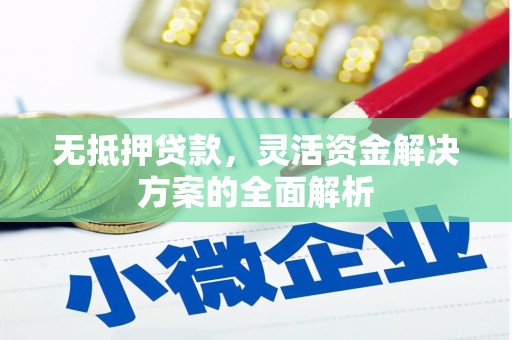 黄骅无抵押贷款，灵活资金解决方案的全面解析