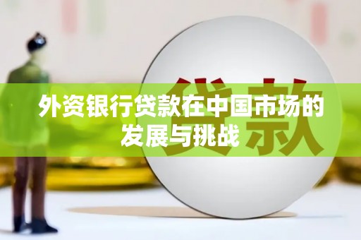 黄骅外资银行贷款在中国市场的发展与挑战