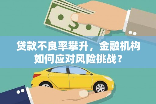 黄骅贷款不良率攀升，金融机构如何应对风险挑战？