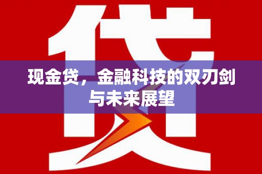 黄骅现金贷，金融科技的双刃剑与未来展望