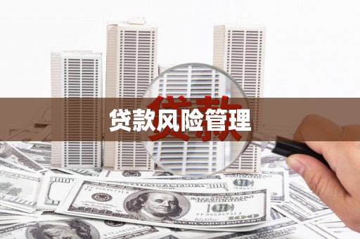 黄骅贷款风险管理