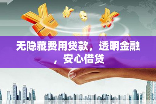 黄骅无隐藏费用贷款，透明金融，安心借贷