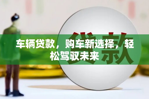 黄骅车辆贷款，购车新选择，轻松驾驭未来