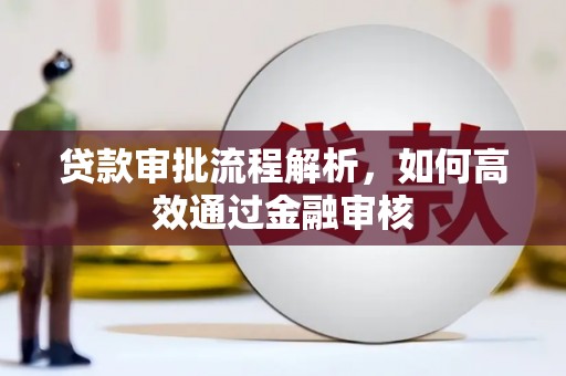 黄骅贷款审批流程解析，如何高效通过金融审核