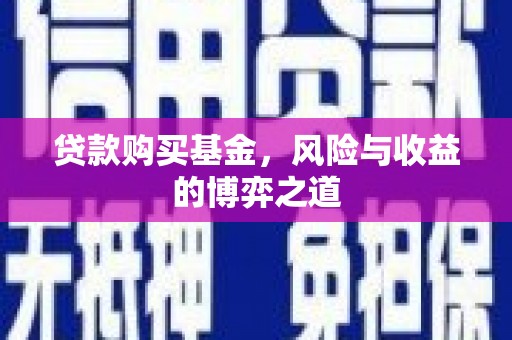 黄骅贷款购买基金，风险与收益的博弈之道