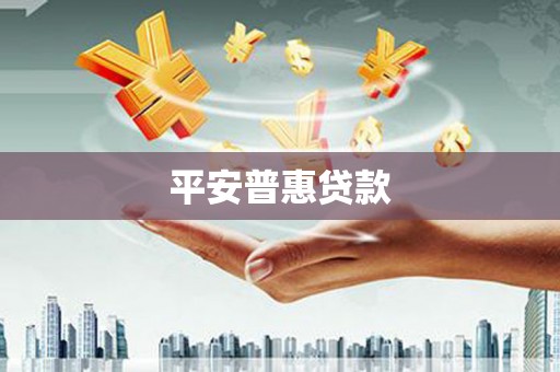 黄骅平安普惠贷款