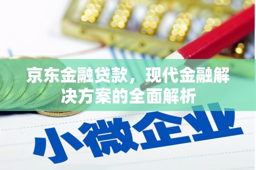 黄骅京东金融贷款，现代金融解决方案的全面解析