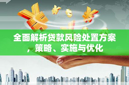 黄骅全面解析贷款风险处置方案，策略、实施与优化