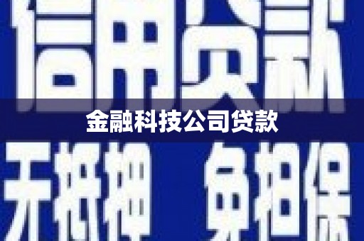 黄骅金融科技公司贷款