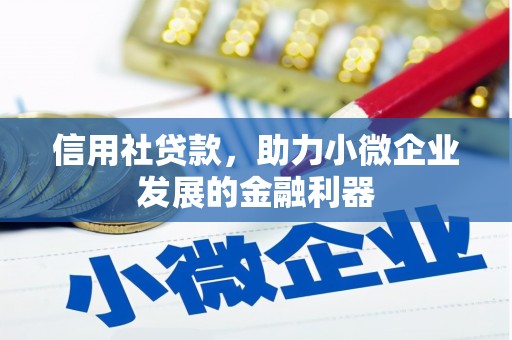 黄骅信用社贷款，助力小微企业发展的金融利器
