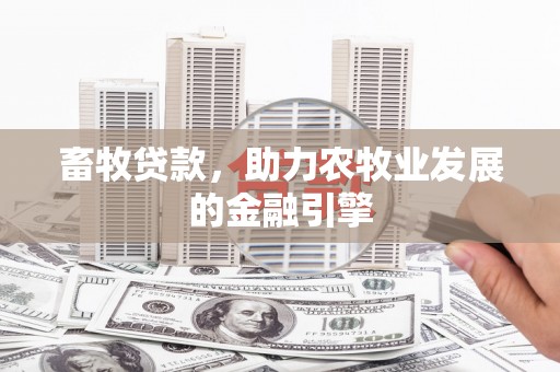 黄骅畜牧贷款，助力农牧业发展的金融引擎