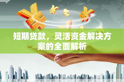 黄骅短期贷款，灵活资金解决方案的全面解析