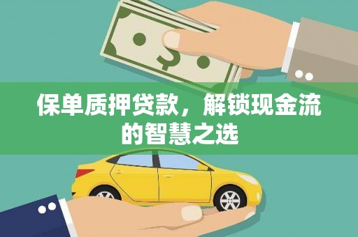 黄骅保单质押贷款，解锁现金流的智慧之选