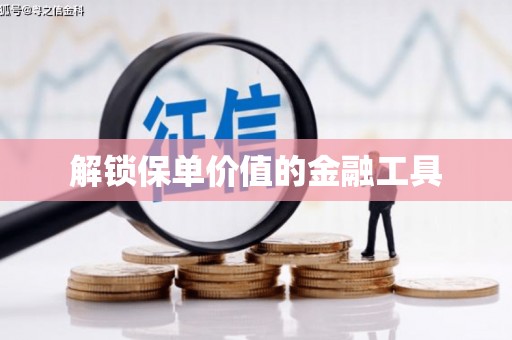 黄骅解锁保单价值的金融工具