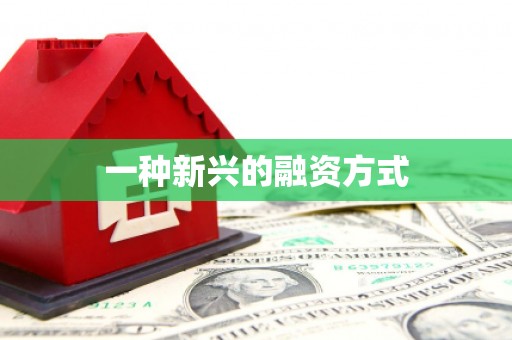 黄骅一种新兴的融资方式