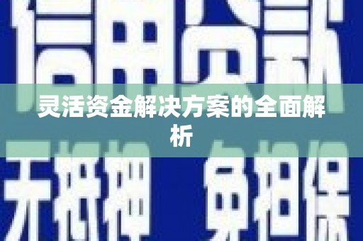 黄骅灵活资金解决方案的全面解析